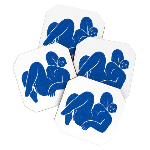 Sabrena Khadija Blue I Coaster Set