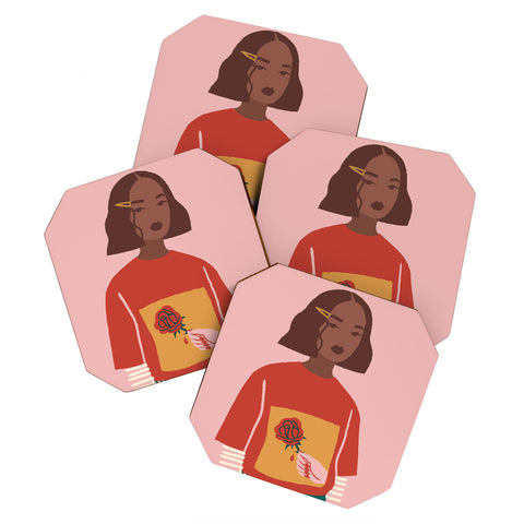 Sabrena Khadija Prick Coaster Set