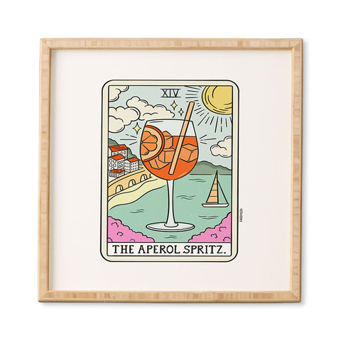 Sagepizza APEROL SPRITZ READING Framed Wall Art