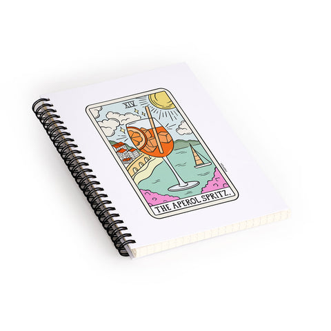 Sagepizza APEROL SPRITZ READING Spiral Notebook