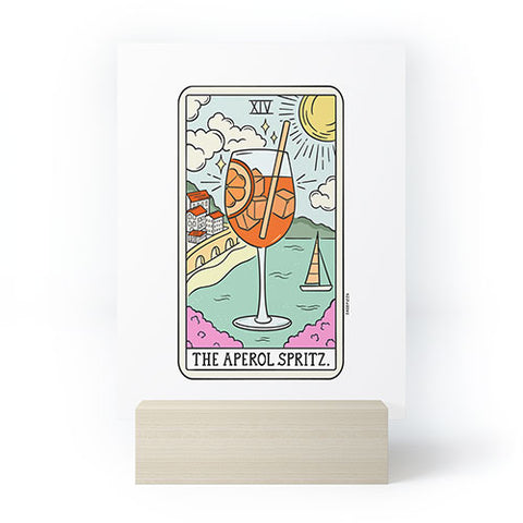 Sagepizza APEROL SPRITZ READING Mini Art Print