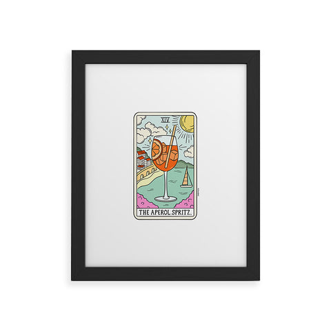 Sagepizza APEROL SPRITZ READING Framed Art Print