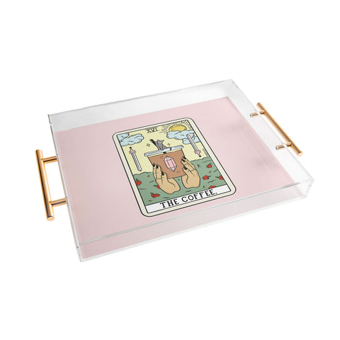Sagepizza COFFEE READING UPDATED LIGHT Acrylic Tray
