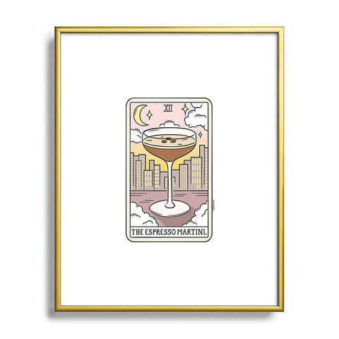 Sagepizza ESPRESSO MARTINI READING Metal Framed Art Print