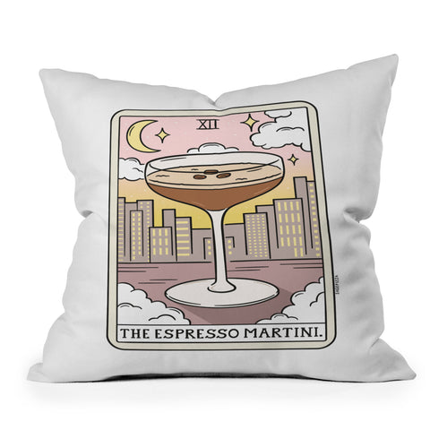 Sagepizza ESPRESSO MARTINI READING Outdoor Throw Pillow