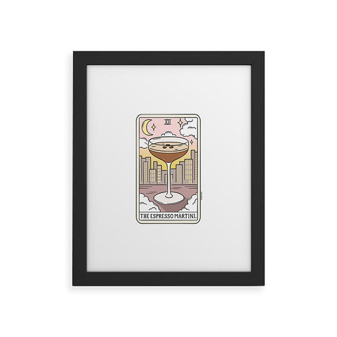 Sagepizza ESPRESSO MARTINI READING Framed Art Print