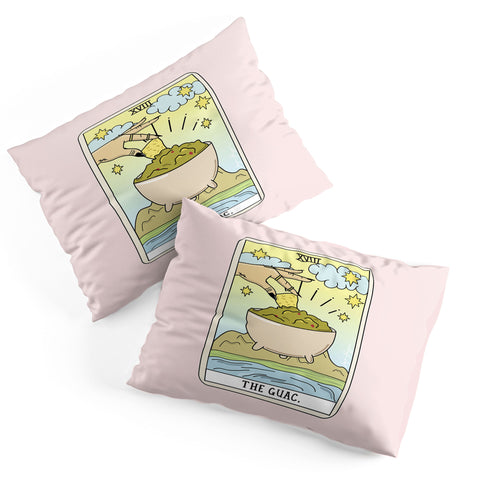 Sagepizza GUAC READING Pillow Shams