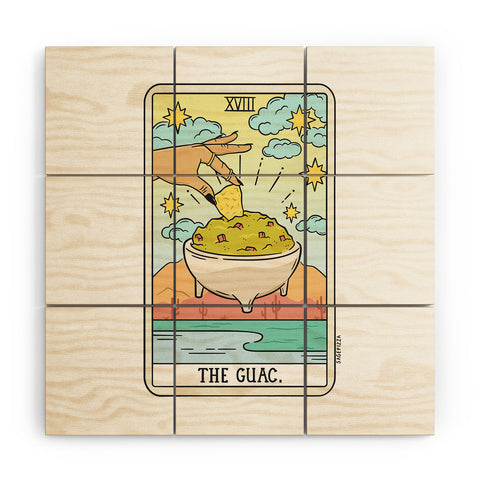 Sagepizza GUAC READING Wood Wall Mural
