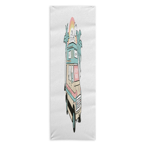 Sagepizza LIVIN FOR THE WEEKEND Yoga Towel
