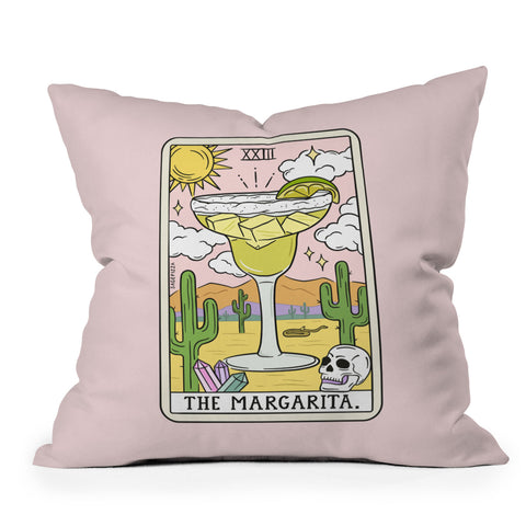 Sagepizza Margarita Reading II Outdoor Throw Pillow