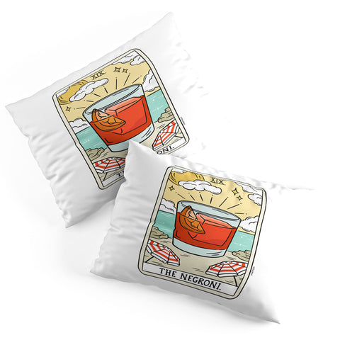 Sagepizza NEGRONI READING Pillow Shams