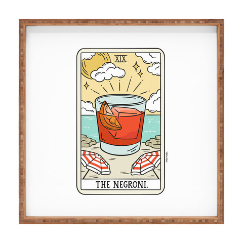 Sagepizza NEGRONI READING Square Tray