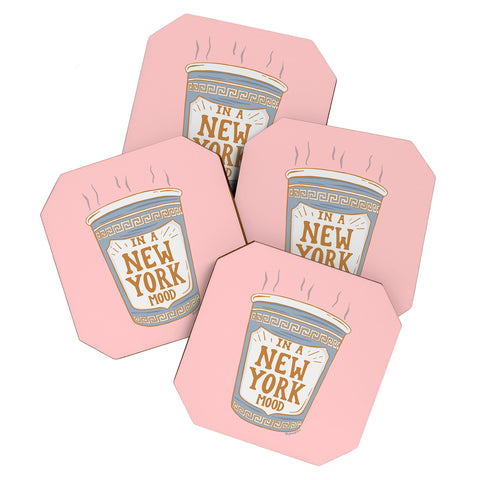 Sagepizza NEW YORK MOOD Coaster Set