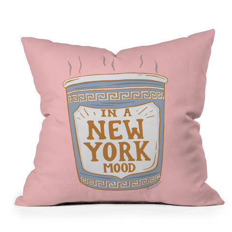 Sagepizza NEW YORK MOOD Outdoor Throw Pillow