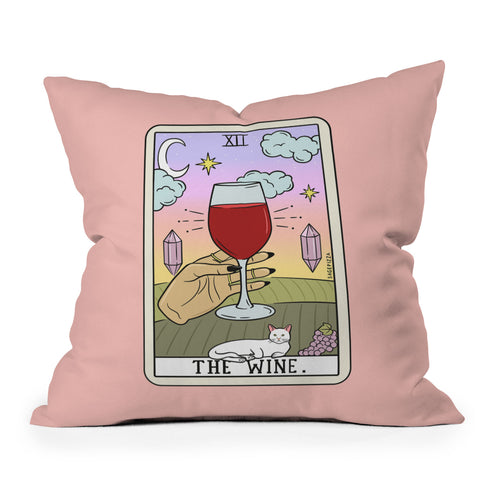 Sagepizza WINE READING LIGHT Outdoor Throw Pillow
