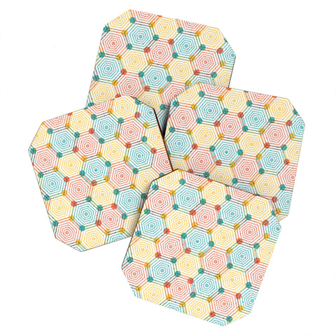 Sam Osborne Hexagon Weave Coaster Set