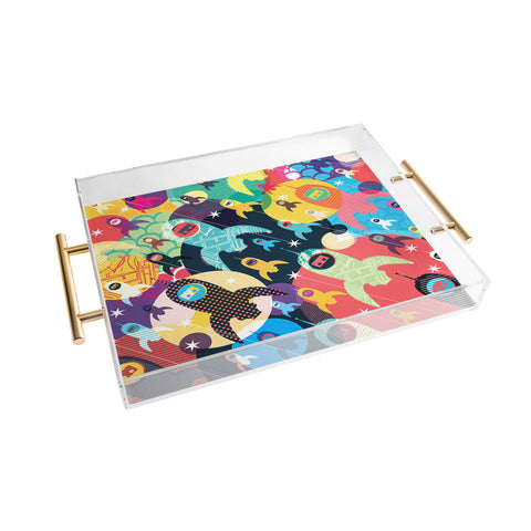 Sam Osborne Invasion Fleet Acrylic Tray