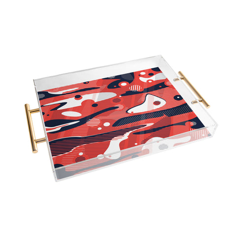 Sam Osborne Moonscape Rust Acrylic Tray