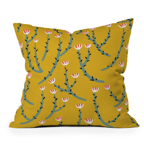 Sam Osborne Sandy Blooms Outdoor Throw Pillow