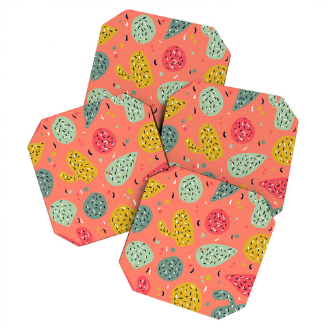 Sam Osborne Sunset Cactus Party Coaster Set