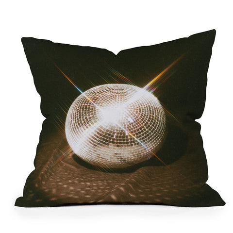 Samantha Hearn Disco Ball Art Throw Pillow