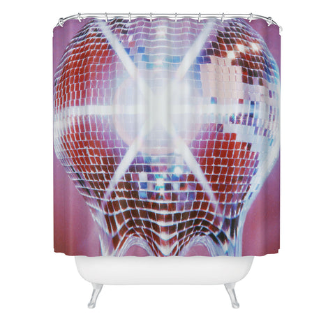 Samantha Hearn Melting Disco Ball Shower Curtain