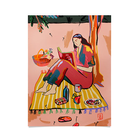 sandrapoliakov AUTUMN PICNIC IN A PARK Poster