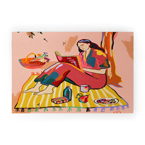 sandrapoliakov AUTUMN PICNIC IN A PARK Welcome Mat