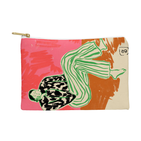 sandrapoliakov CALM WOMAN PORTRAIT Pouch