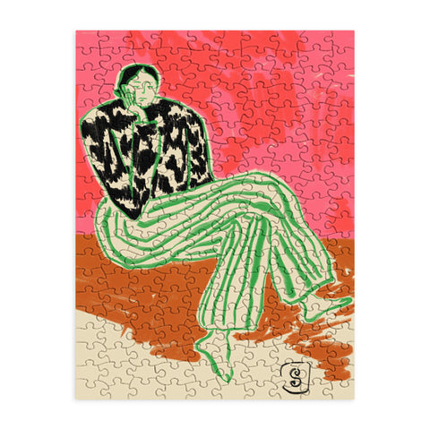 sandrapoliakov CALM WOMAN PORTRAIT Puzzle