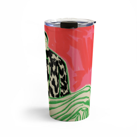 sandrapoliakov CALM WOMAN PORTRAIT Travel Mug