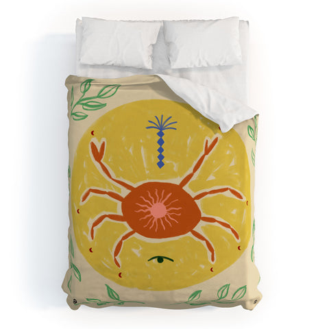 sandrapoliakov CANCER I Duvet Cover