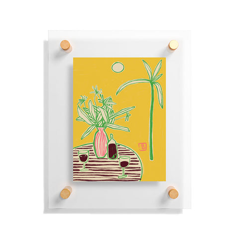 sandrapoliakov CONVERSATION BY THE SEA Floating Acrylic Print