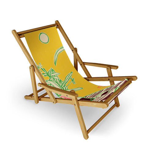 sandrapoliakov CONVERSATION BY THE SEA Sling Chair