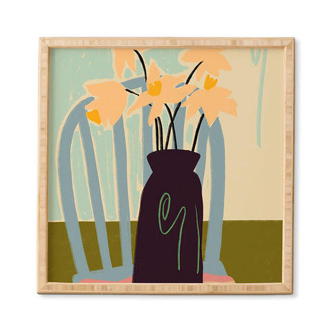 sandrapoliakov DAFFODILS Framed Wall Art