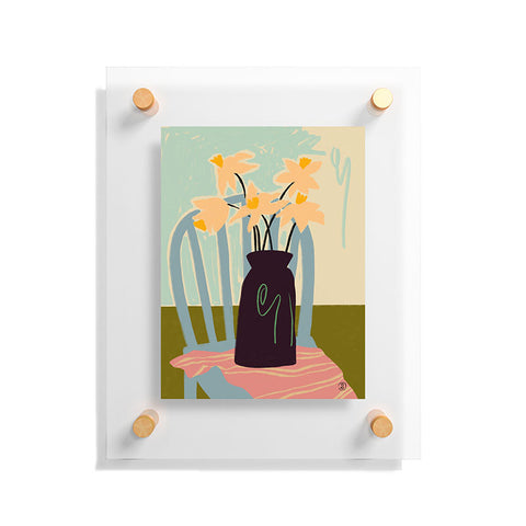 sandrapoliakov DAFFODILS Floating Acrylic Print