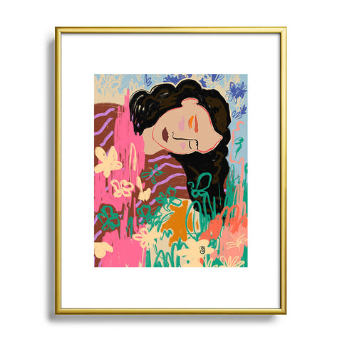 sandrapoliakov DREAMER II Metal Framed Art Print