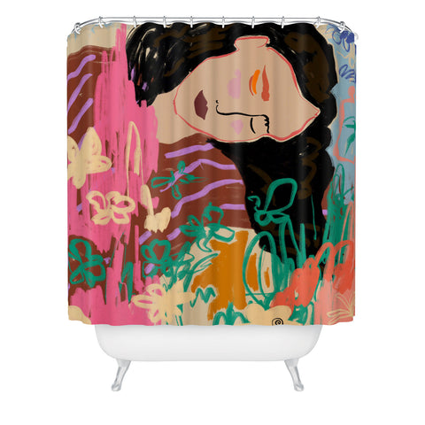 sandrapoliakov DREAMER II Shower Curtain
