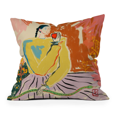 sandrapoliakov EVE I Outdoor Throw Pillow