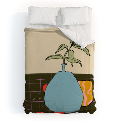 sandrapoliakov FALL STILL LIFE Duvet Cover