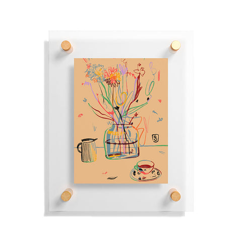 sandrapoliakov FLOWER FESTIVAL I Floating Acrylic Print