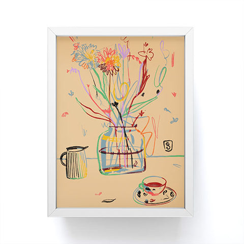 sandrapoliakov FLOWER FESTIVAL I Framed Mini Art Print