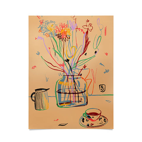 sandrapoliakov FLOWER FESTIVAL I Poster