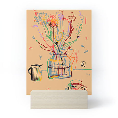 sandrapoliakov FLOWER FESTIVAL I Mini Art Print