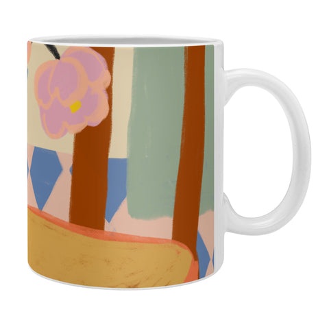 sandrapoliakov FLOWERS ON A CHAIR Coffee Mug