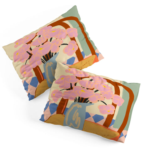 sandrapoliakov FLOWERS ON A CHAIR Pillow Shams