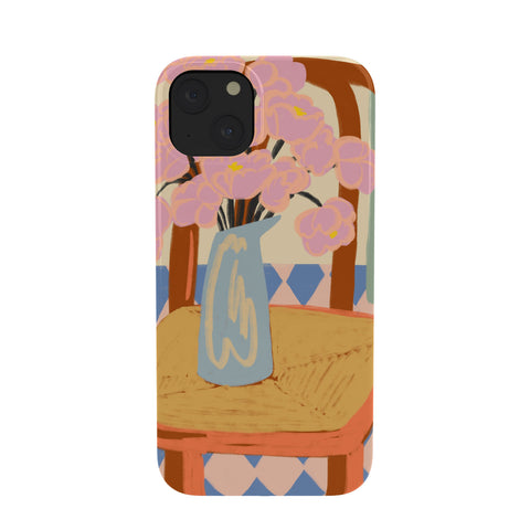 sandrapoliakov FLOWERS ON A CHAIR Phone Case