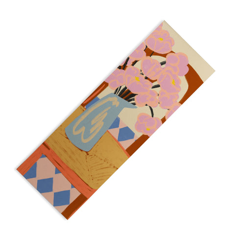 sandrapoliakov FLOWERS ON A CHAIR Yoga Mat