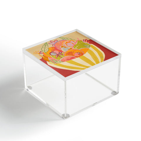 sandrapoliakov FRUIT AND FLOWER BOWL Acrylic Box