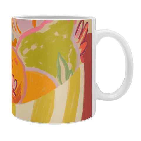 sandrapoliakov FRUIT AND FLOWER BOWL Coffee Mug